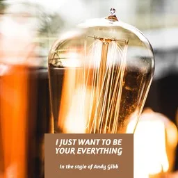 Karaokekappaleen I Just Want To Be Your Everything - Andy Gibb kansikuva