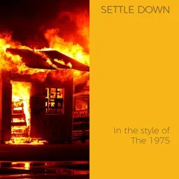 Cover art for Settle Down - The 1975 karaoke version