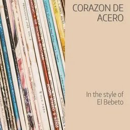 Karaokekappaleen Corazon De Acero - El Bebeto kansikuva