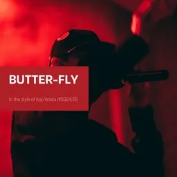 Cover art for Butter-Fly - Koji Wada (和田光司) karaoke version
