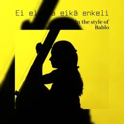 Cover art for Ei elukka eikä enkeli - Bablo karaoke version