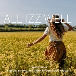 Omslagsbild för All Izz Well - 3 Idiots,Shaan,Sonu Nigam,Swanand Kirkire karaokeversion