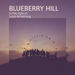Omslagsbild för Blueberry Hill - Louis Armstrong karaokeversion