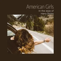 Karaokekappaleen American Girls - Harry Styles kansikuva
