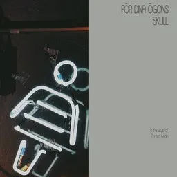 Karaokekappaleen För Dina Ögons Skull - Tomas Ledin kansikuva