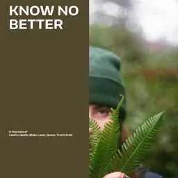 Omslagsbild för Know No Better - Camila Cabello,Major Lazer,Quavo,Travis Scott karaokeversion