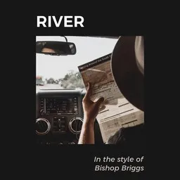 Cover art for River - Bishop Briggs karaoke version