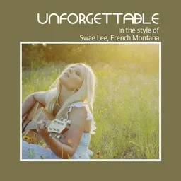Cover art for Unforgettable - French Montana,Swae Lee karaoke version