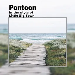 Cover art for Pontoon - Little Big Town karaoke version