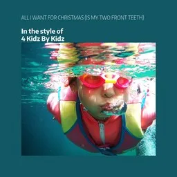 Cover art for All I Want For Christmas (Is My Two Front Teeth) - 4 Kidz By Kidz karaoke version