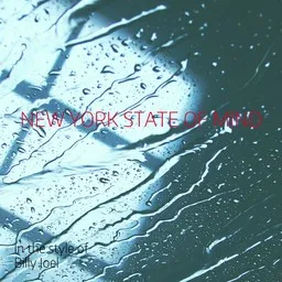 Cover art for New York State of Mind - Billy Joel karaoke version