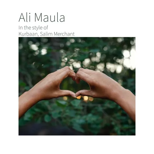 Karaoke Ali Maula esittäjältä Kurbaan, Salim Merchant — laula mukana sanoituksilla Singassa