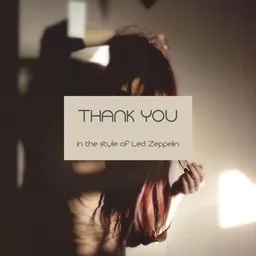 Cover art for Thank You - Led Zeppelin karaoke version