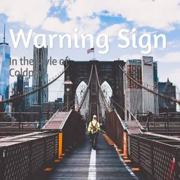 Cover art for Warning Sign - Coldplay karaoke version