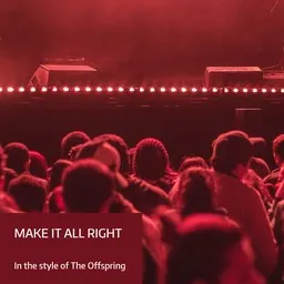 Karaokekappaleen Make It All Right - The Offspring kansikuva