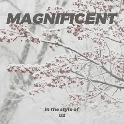 Cover art for Magnificent - U2 karaoke version