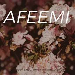 Titelbild für Afeemi - Jigar Saraiya,Meri Pyaari Bindu,Sanah Moidutty Karaoke-Version