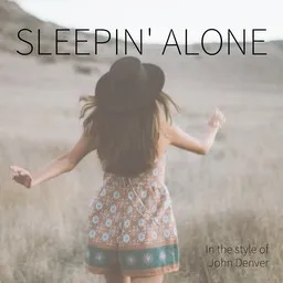 Cover art for Sleepin' Alone - John Denver karaoke version