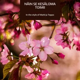 Karaokekappaleen Näin se kesäloma toimii - Matti ja Teppo kansikuva