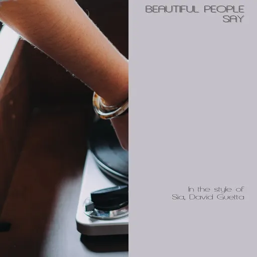 Karaoke Beautiful People Say von David Guetta, Sia — mit Songtext mitsingen auf Singa