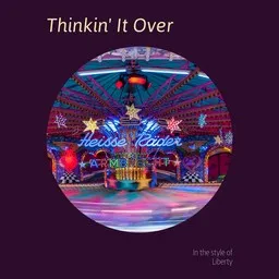 Omslagsbild för Thinkin' It Over - Liberty karaokeversion