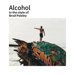 Cover art for Alcohol - Brad Paisley karaoke version