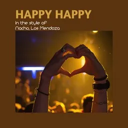 Cover art for Happy Happy - Los Mendoza,Nacho karaoke version
