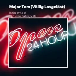 Cover art for Major Tom (Völlig Losgelöst) - Chris van Dutch,MXM karaoke version