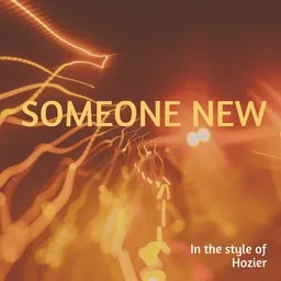 Cover art for Someone New - Hozier karaoke version