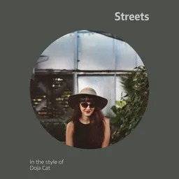 Titelbild für Streets - Doja Cat Karaoke-Version