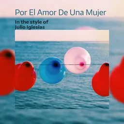 Cover art for Por El Amor De Una Mujer - Julio Iglesias karaoke version