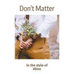Cover art for Don't Matter - Akon karaoke version