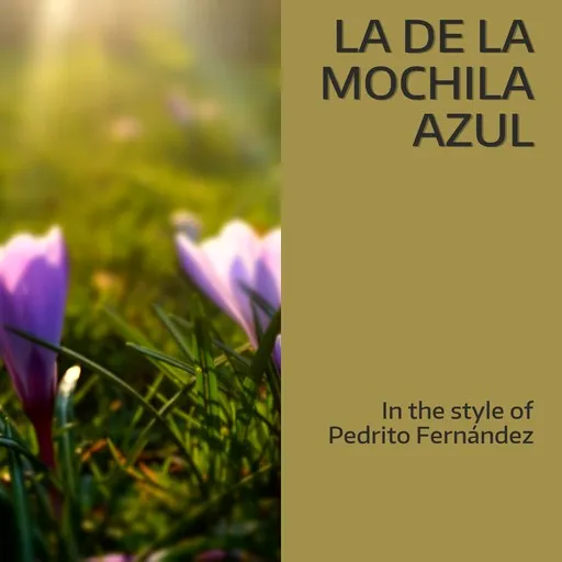 Karaoke La De La Mochila Azul by Pedrito Fernández — sing along with lyrics on Singa