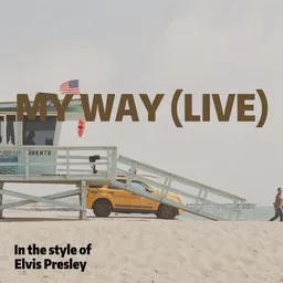Cover art for My Way (Live) - Elvis Presley karaoke version