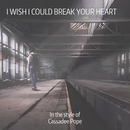 Karaokekappaleen I Wish I Could Break Your Heart - Cassadee Pope kansikuva