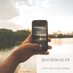 Cover art for Descansa En Mi - Luis Santiago karaoke version