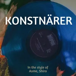 Titelbild für Konstnärer - Asme,Shiro Karaoke-Version
