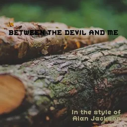 Omslagsbild för Between the Devil and Me - Alan Jackson karaokeversion