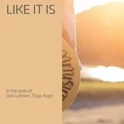 Titelbild für Like it is - Kygo,Tyga,Zara Larsson Karaoke-Version