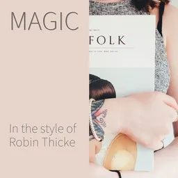 Karaokekappaleen Magic - Robin Thicke kansikuva