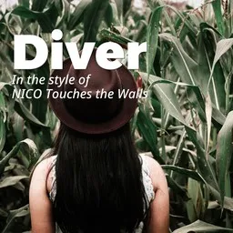 Cover art for Diver - NICO Touches the Walls karaoke version