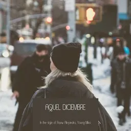 Cover art for Aquel diciembre - Rauw Alejandro,Young Miko karaoke version