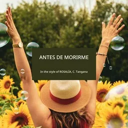 Titelbild für Antes de Morirme - C. Tangana,ROSALÍA Karaoke-Version
