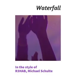 Karaokekappaleen Waterfall - Michael Schulte,R3HAB kansikuva
