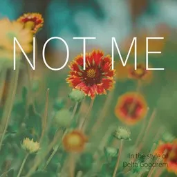 Cover art for Not Me - Delta Goodrem karaoke version