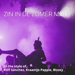 Cover art for Zin In De Zomer Man - Bizzey,Kraantje Pappie,Rolf Sanchez karaoke version