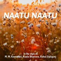 Titelbild für Naatu Naatu - Kaala Bhairava,M. M. Keeravani,Rahul Sipligunj Karaoke-Version