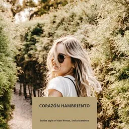Cover art for Corazón Hambriento - Abel Pintos,India Martínez karaoke version