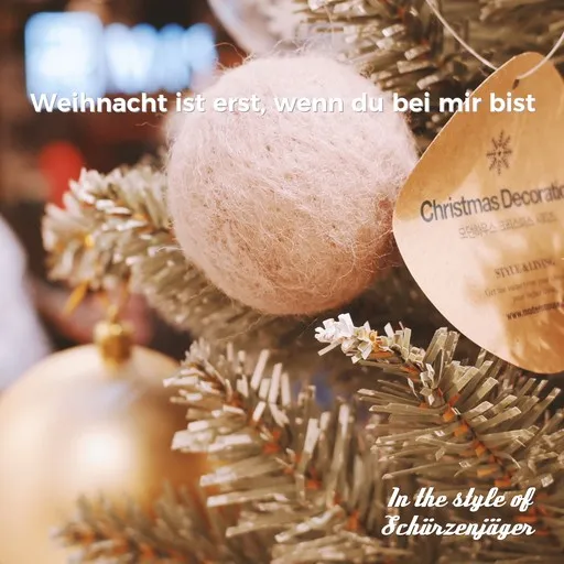 Karaoke Weihnacht ist erst, wenn du bei mir bist av Schürzenjäger — sjung med på texten på Singa