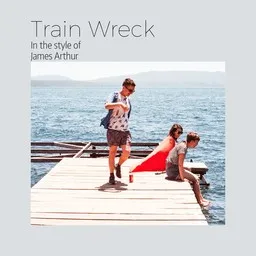 Omslagsbild för Train Wreck - James Arthur karaokeversion
